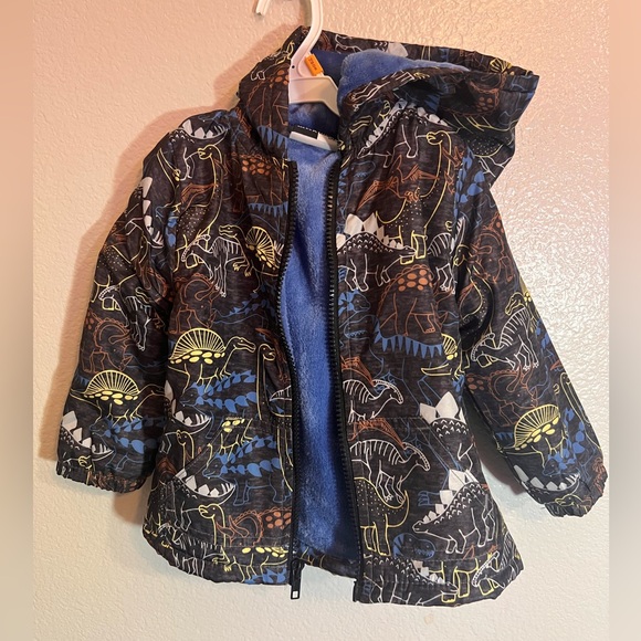 Toddler Dinosaur Winter Jacket – Mick Mack LTD, Size 2T - Picture 1 of 6